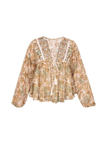 VIRITA Women Blouse in Cream Multicolor