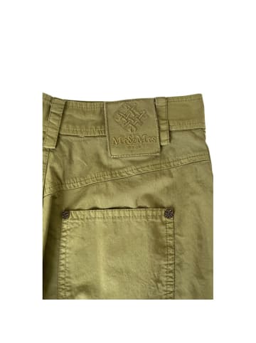 Mr&Mrs Italy Zweifarbig Grün Baumwolle Damen Shorts