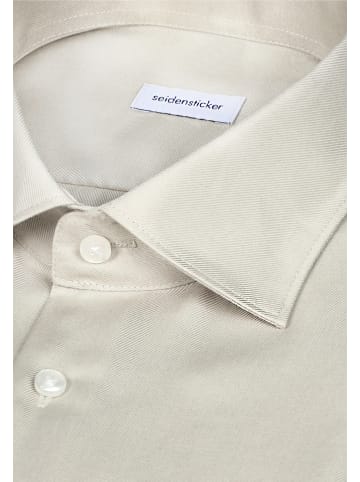 Seidensticker Business Hemd Shaped in Beige