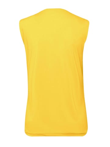 GOLDNER Kurzgröße:  Gepflegtes Top in formstabiler Ware in zitronengelb