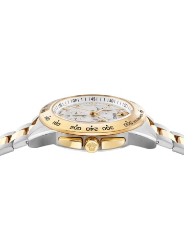 Versace Quarzuhr für Herren in silber