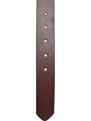 Urban Classics Urban Classics Easy Synthetic Leather Belt in brown/silver