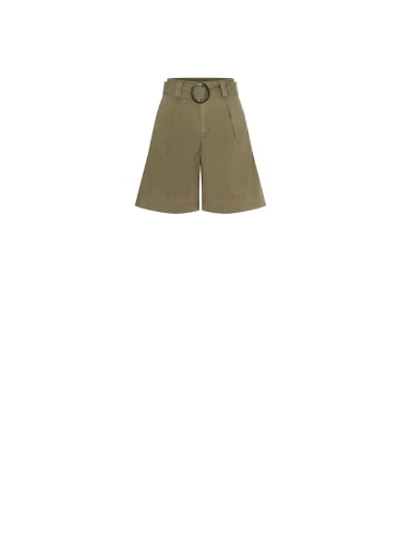 MAC Hose KIRA SHORT, Fade out gabardine light in Grün