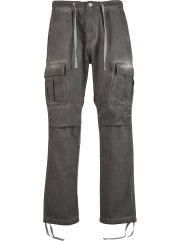 2Y Studios Cargo Trousers in washed oil grey