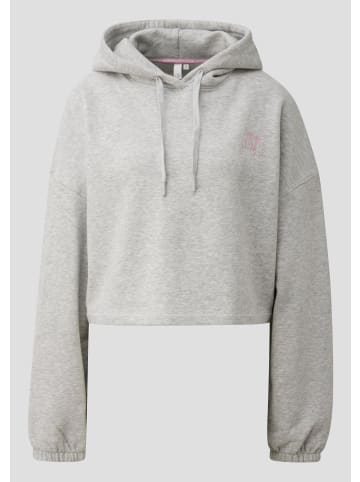 QS Sweatshirt in 94D0_grau meliert