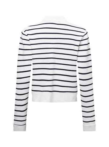 Marie Lund Strickjacke in weiß marine - 0002
