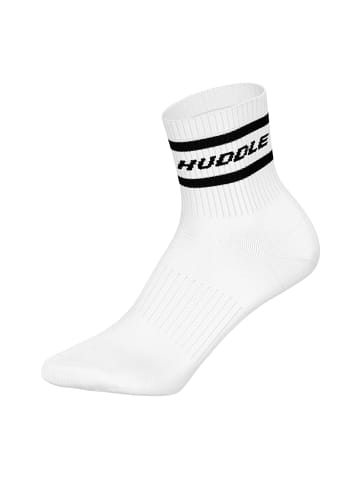 HUDDLE Socken 6er Pack in Weiß