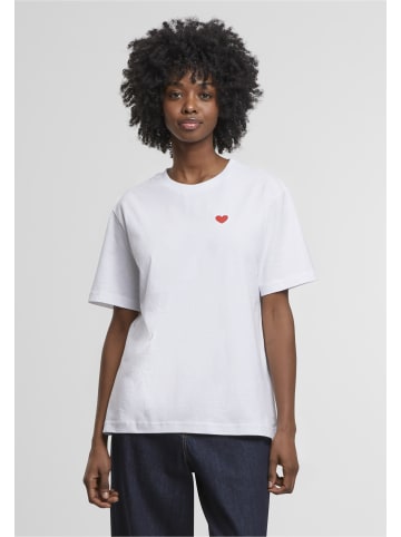 Mister Tee Mister Tee Heart Shape EMB Tee in white