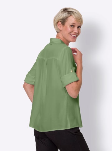 Sieh an! Bluse in eucalyptus