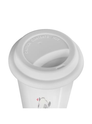 Mr. & Mrs. Panda Thermokaffeebecher Skorpion Astrologie mit Spruch in Weiß