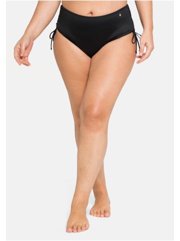 sheego Bikinihose in schwarz