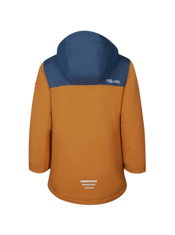 Trollkids Parka Gudvangen in caramel-mystic blue