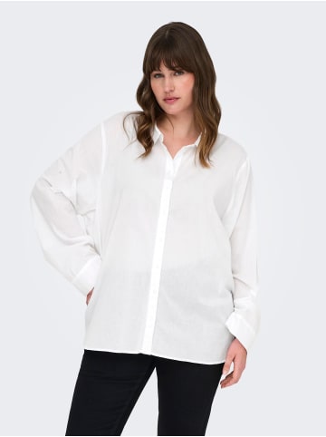 ONLY Carmakoma Hemd in Bright White