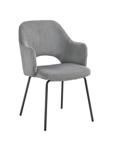 HOMCOM Esszimmerstuhl-57L x 62,5B x 85,5H cm-Grau