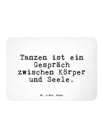 Mr. & Mrs. Panda magnet für kühlschrank Tanzen ist ein Gespräch.... in Weiß