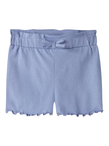 name it Baumwoll-Shorts mit Kräuselsaum Nmfvivia in purple impression