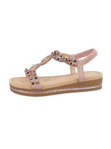 Ital-Design Sandale & Sandalette in Champagner