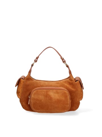 Gave Lux Shoulder Bag in DARK COGNAC