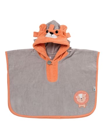 Schlummersack Frottee Badeponcho in Orange