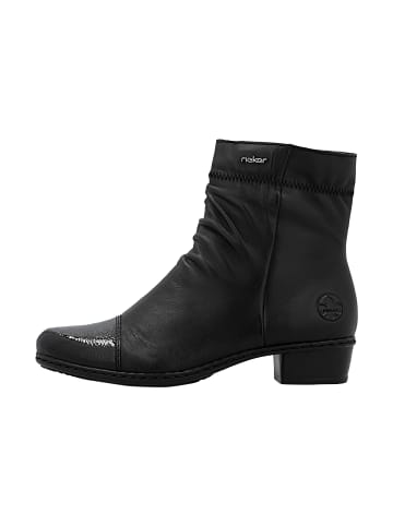 rieker Lagro Lederstiefelette Schwarz