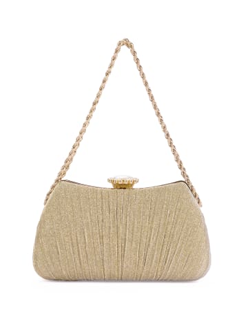 Blonda Women Clutch in Gold