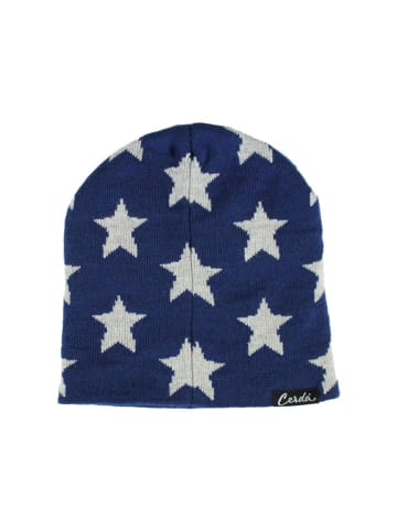 Disney Mickey Mouse Kinder Wintermütze Strick Beanie Jungen Mädchen Winter Accessoire in Blau