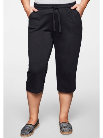 sheego 3/4-Hose in schwarz
