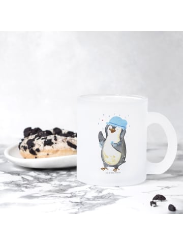 Mr. & Mrs. Panda Teetasse Pinguin Duschen ohne Spruch in Transparent