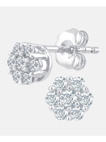 Diamant L'éternel Ohrstecker aus 375 Weißgold mit 0.25 Karat Diamant