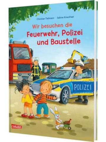 Carlsen Buch - Max-Bilderbücher: Wir besuchen die Feuerwehr, Polizei und Baustelle