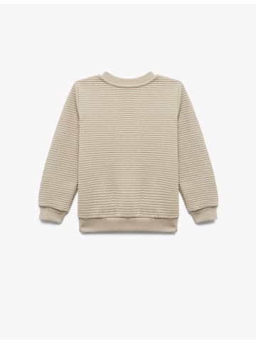 KOTON SWEATSHIRTS in Beige