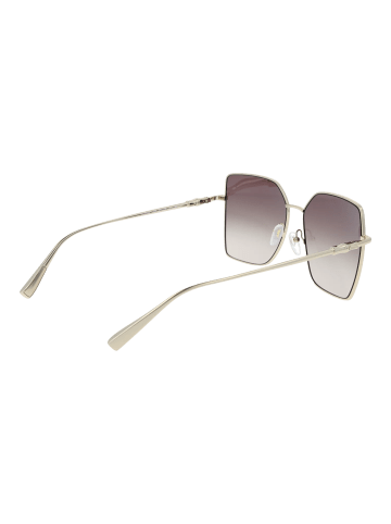 Longchamp Damen Sonnenbrillen Schmetterling Gold