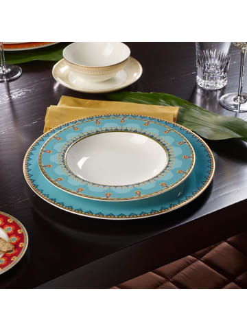 Villeroy & Boch 6er Set Suppenteller Samarkand Aquamarin ø 24,8 cm in bunt