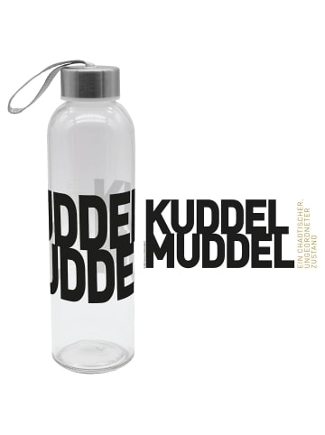 Geda Labels Trinkflasche Kuddelmuddel in Schwarz - 500 ml