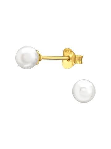 Alexander York Ohrringe - Ohrstecker PERLE classic 5 mm in Gold in 925 Silber