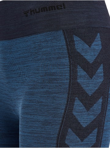 Hummel Hummel Leggings Hmlclea Yoga Damen Atmungsaktiv Schnelltrocknend Nahtlosen in INSIGNIA BLUE MELANGE