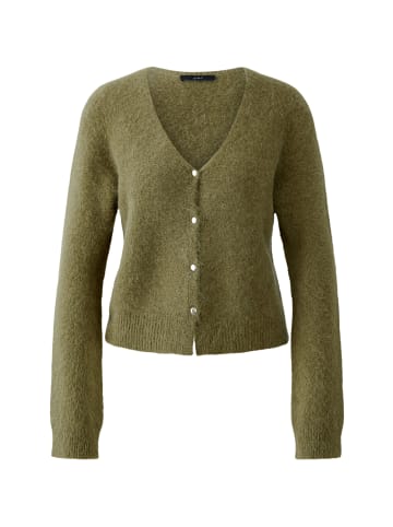 Oui Strickjacke in Burnt Olive