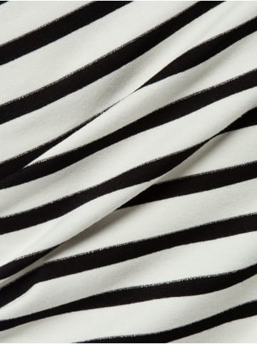 comma T-Shirt in ecru schwarz