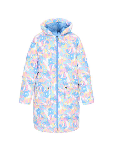 myMo Women Coat in blue multicolor