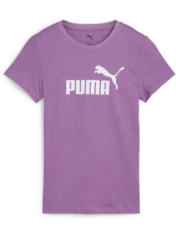 Puma T-Shirt "ESS No.1 Logo Heather Tee" in Lila