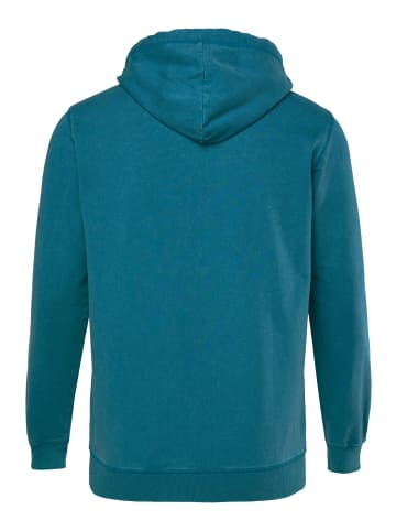 Men Plus Sweatjacke in lagunen grün