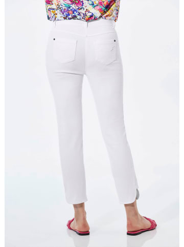 GOLDNER Hose im 5-Pocket-Stil in weiß