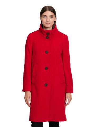 Betty Barclay Wollmantel mit Kragen in Rot