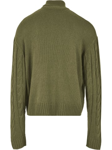 Urban Classics Urban Classics Herren Boxy Roll Neck Sweater in tiniolive