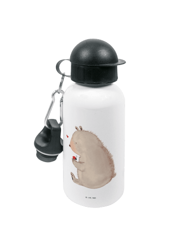 Mr. & Mrs. Panda Kindertrinkflasche Bär Marienkäfer ohne Spruch in Weiß