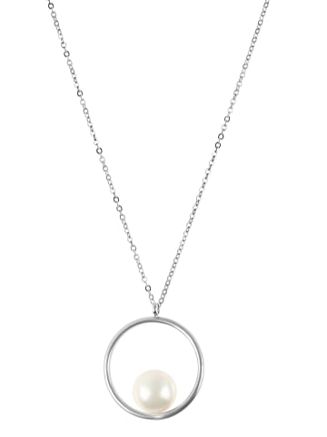 Adeliás Damen Halskette mit Anhänger – aus Edelstahl in silber