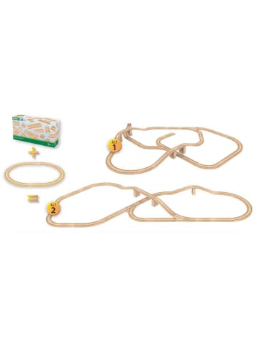 Brio Brio Aktionsspiel Großes Schienensortiment, 50 Teile in bunt