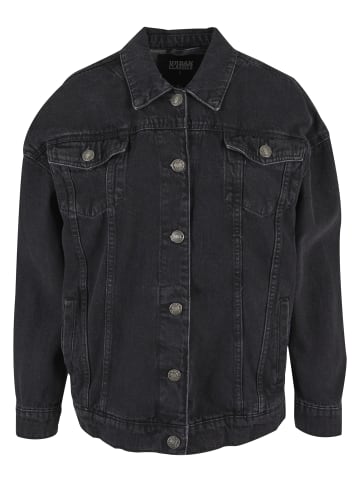 Urban Classics Denim Jacket in black washed