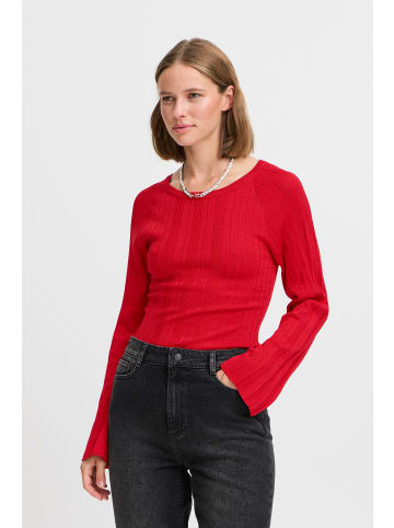 b. young BYMOBBE RAGLAN JUMPER - KNIT Slim fit in Haute Red Mix