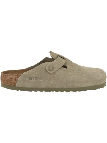 Birkenstock Clogs Boston Veloursleder normal in beige